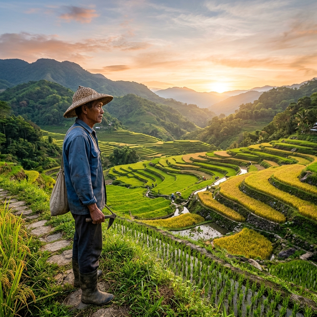 Lush Pampanga Rice Sourcing Fields